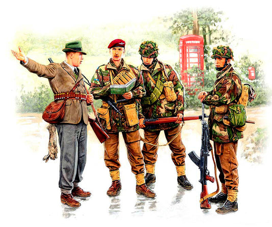 Master Box MB3533 1:35 British paratroopers, 1944. Kit 1