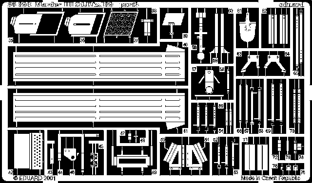 Eduard 35398 1:35 Sd.Kfz.139 Marder III