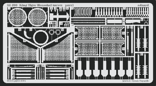 Eduard 35399 1:35 Pz.Kpfw.VI King Tiger Sd.Kfz.182 Henschel