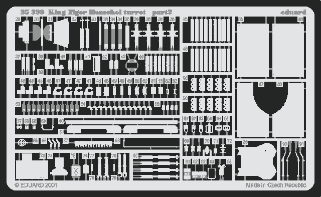 Eduard 35399 1:35 Pz.Kpfw.VI King Tiger Sd.Kfz.182 Henschel