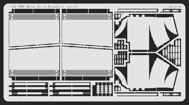 Eduard 35400 1:35 Pz.Kpfw.VI King Tiger Sd.Kfz.182 fenders