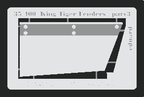 Eduard 35400 1:35 Pz.Kpfw.VI King Tiger Sd.Kfz.182 fenders