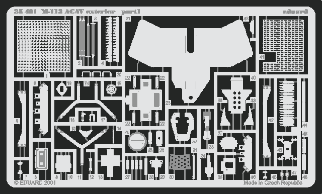 Eduard 35401 1:35 APC M113 ACAF exterior