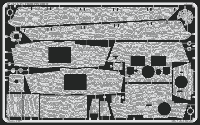 Eduard 35404 1:35 Zimmerit Pz.Kpfw.VI King Tiger Sd.Kfz.182 Henschel