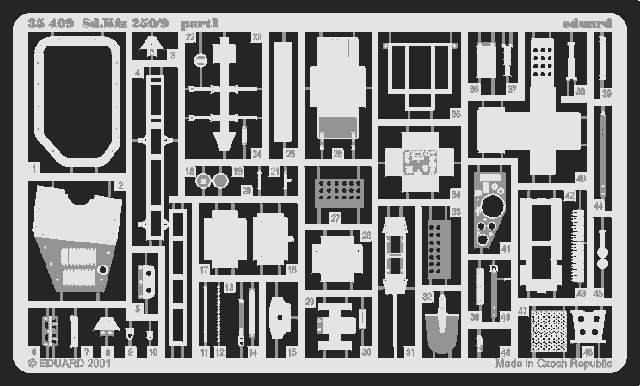 Eduard 35409 1:35 German Sd.Kfz.250/9