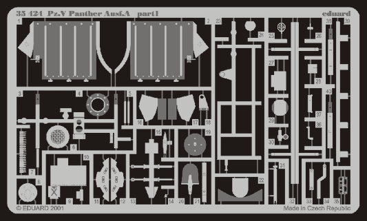 Eduard 35424 1:35 Pz.Kpfw.V Panther Ausf.A