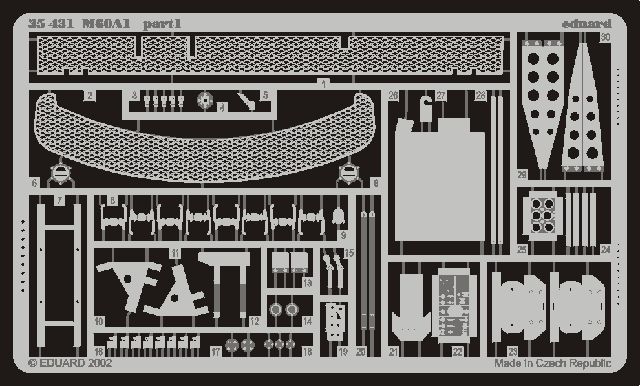 Eduard 35431 1:35 U.S. M60A1 Patton