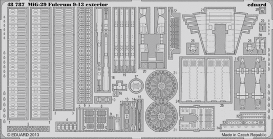 Eduard 48787 1:48 Mikoyan MiG-29 9-13 Exterior