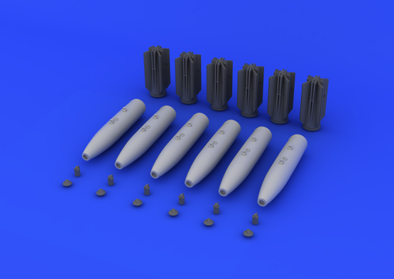 Eduard Brassin 648128 1:48 Mark 82 bombs with airbrake, early version