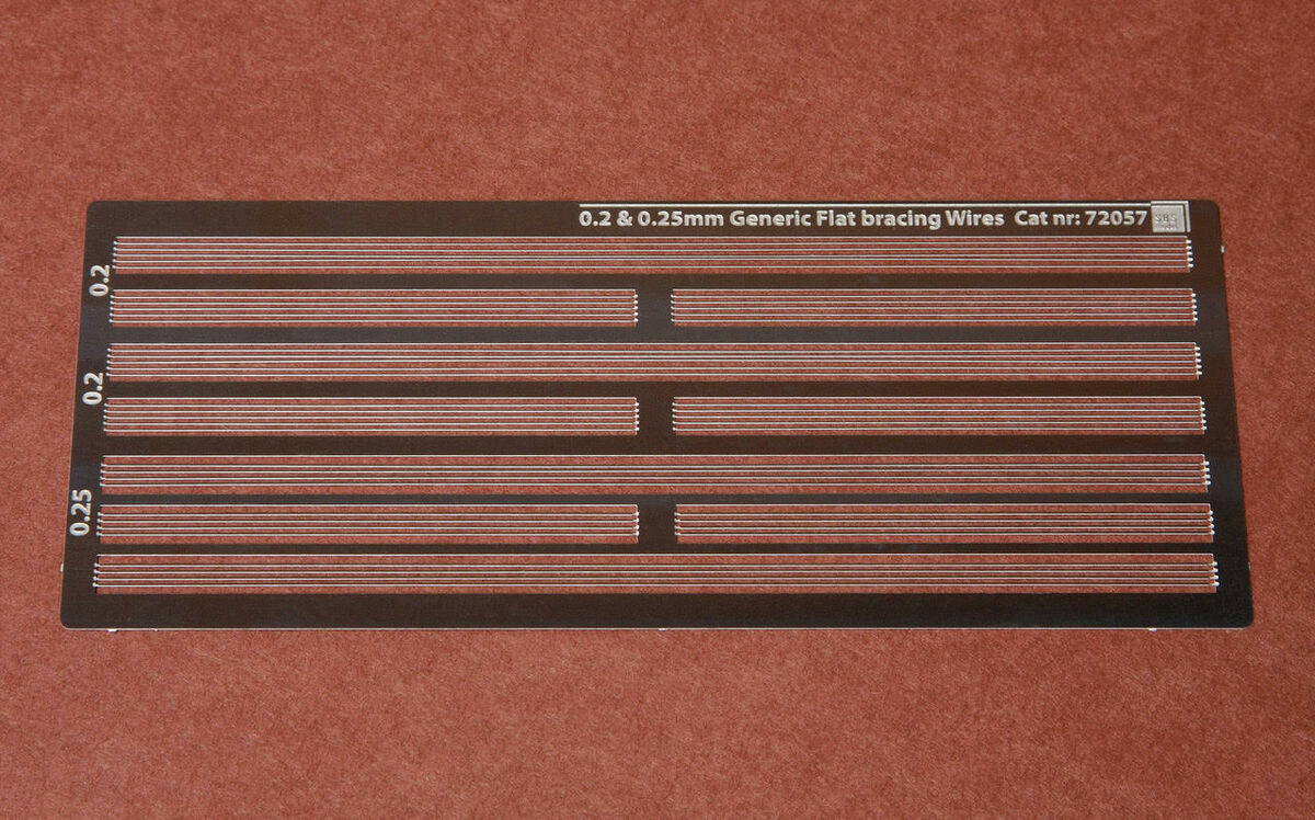 SBS Model SBS72057 1:72 Generic flat rigging/bracing wires (0.2-0.25 mm)
