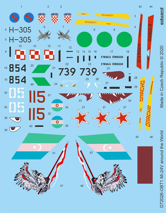 Eduard D72026 1:72 Mil Mi-24V around the World