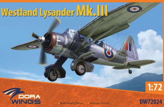 Dora Wings 72024 1:72 Westland Lysander Mk.III