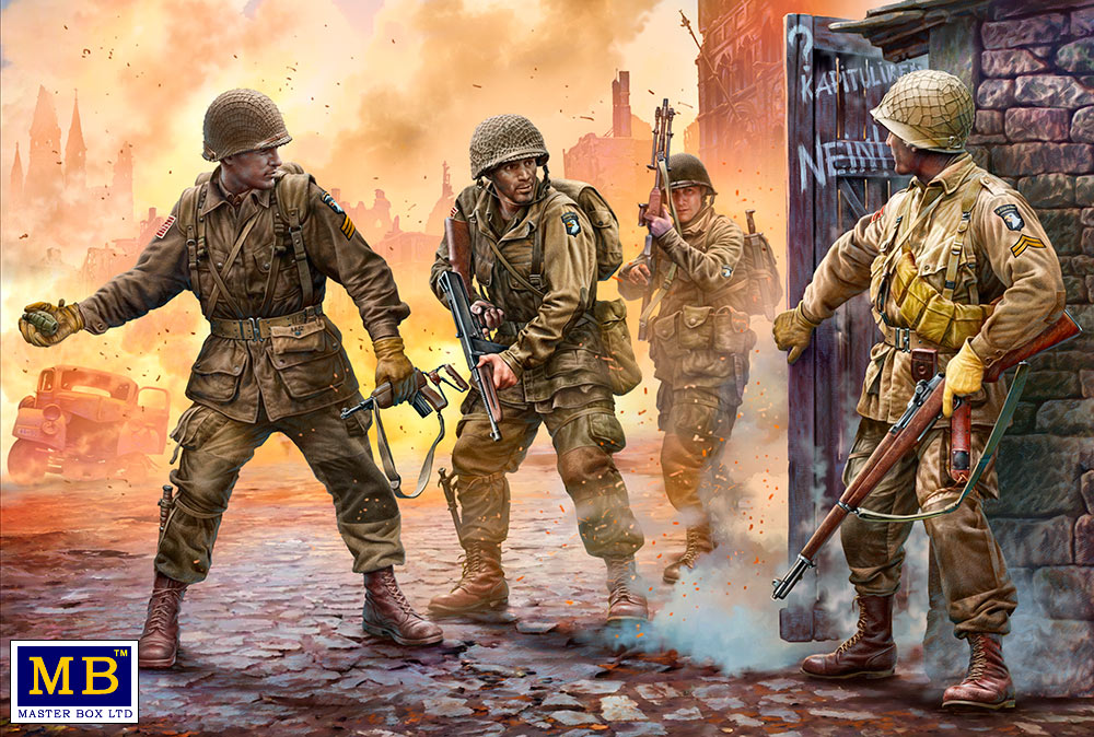 Master Box MB3574 1:35 Take one more grenade! Screaming Eagles, 101st Airborne (Air Assault) Division, Europe, 1944-1945