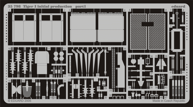 Eduard 35798 1:35 Pz.Kpfw.VI Tiger I initial production