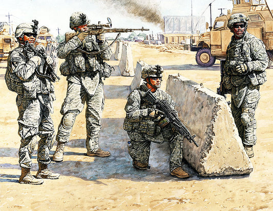 Master Box MB3591 1:35 US Check Point in Iraq