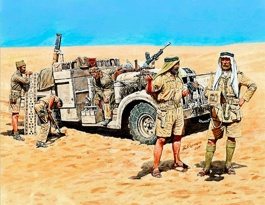 Master Box MB3598 1:35 LRDG in North Africa, WWII