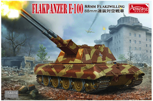 Amusing Hobby (WL) 35A016 1:35 Flakpanzer E-100 8,8cm Flakzwilling