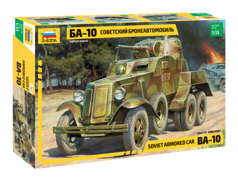 Zvezda 3617 1:35 Soviet Armoured Car BA-10