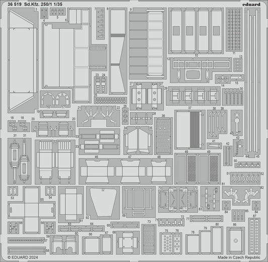 Eduard 36519 1:35 Sd.Kfz.250/1 Neu