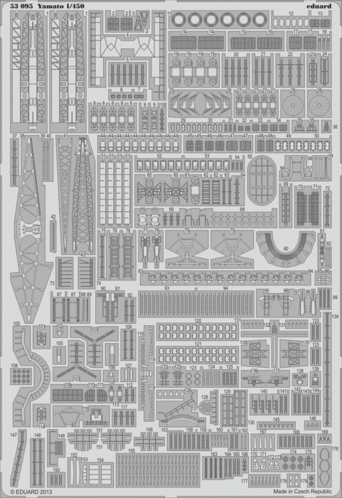 Eduard 53095 1:450 IJN Yamato Battleship