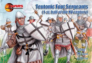 Mars 72052 1:72 Teutonic Foot Sergeants 1st Half of the 15th Century