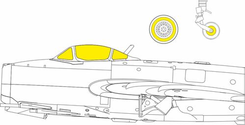 Eduard EX763 1:48 Mikoyan MiG-15 TFace