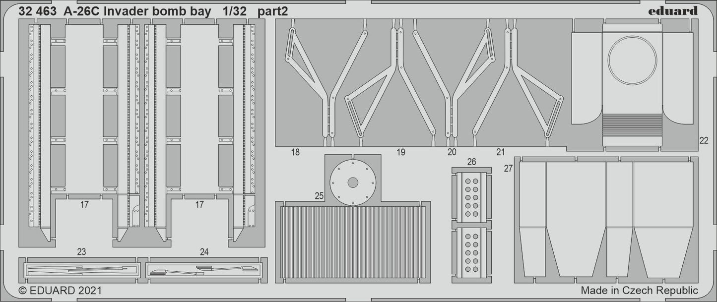 Eduard 32463 1:32 Douglas A-26C Invader bomb bay