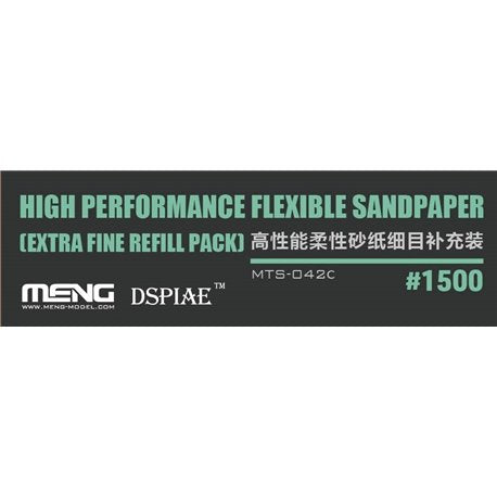 Meng Model MTS-042C Flexi Sandpaper Extra Fine 1500# (x6)