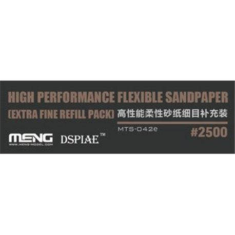 Meng Model MTS-042E Flexi Sandpaper Extra Fine 2500# (x6)