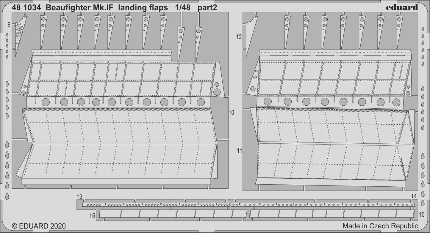 Eduard 481034 1:48 Bristol Beaufighter Mk.IF Landing Flaps