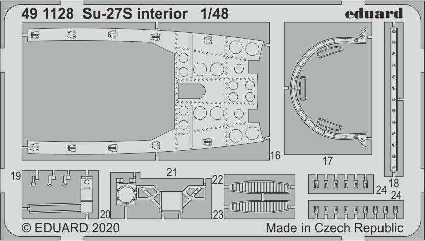 Eduard 491128 1:48 Sukhoi Su-27S Interior