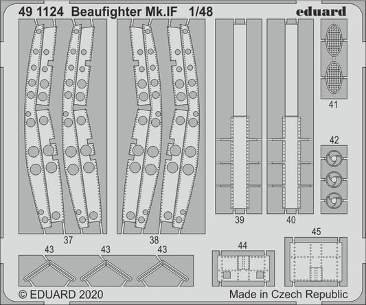 Eduard 491124 1:48 Bristol Beaufighter Mk.IF Detailing Set