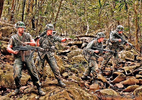 Master Box MB3595 1:35 Jungle Patrol, Vietnam War series