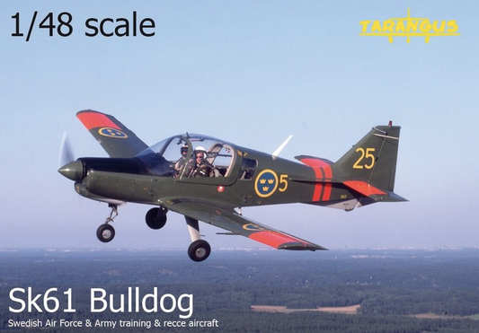 Tarangus 48005 1:48 Scottish-Aviation Bulldog SK.61 Swedish Army and Air Force