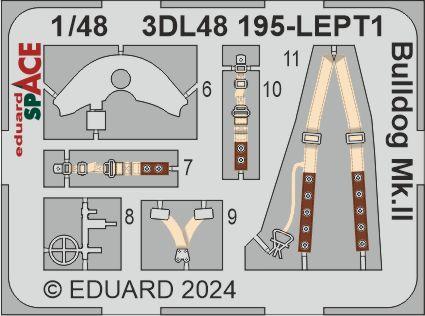 Eduard 3DL48195 1:48 Bristol Bulldog Mk.II SPACE