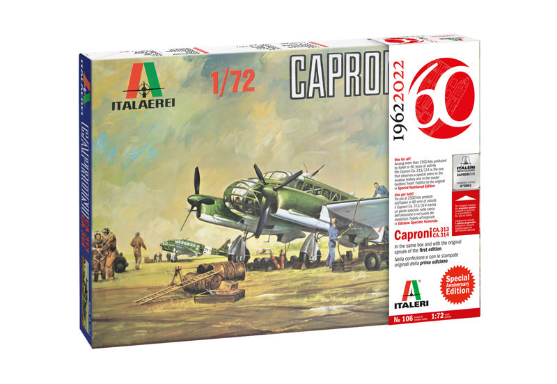 Italeri 106 1:72 Caproni Ca. 313/314 Vintage Special Anniversary Edition