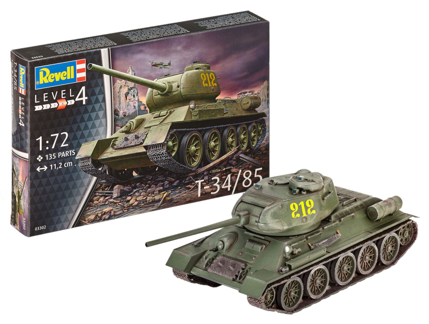 Revell 03302 1:72 Soviet T-34/85