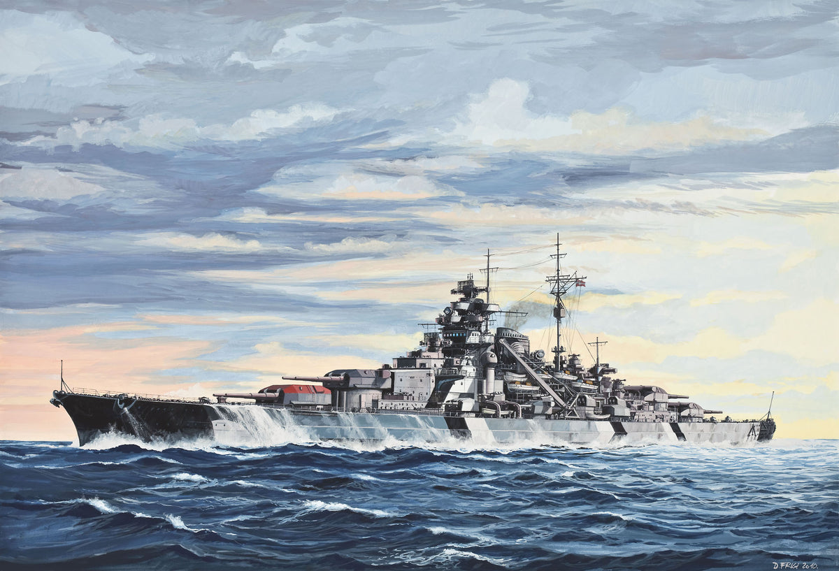 Revell 05098 1:700 Bismarck German battleship