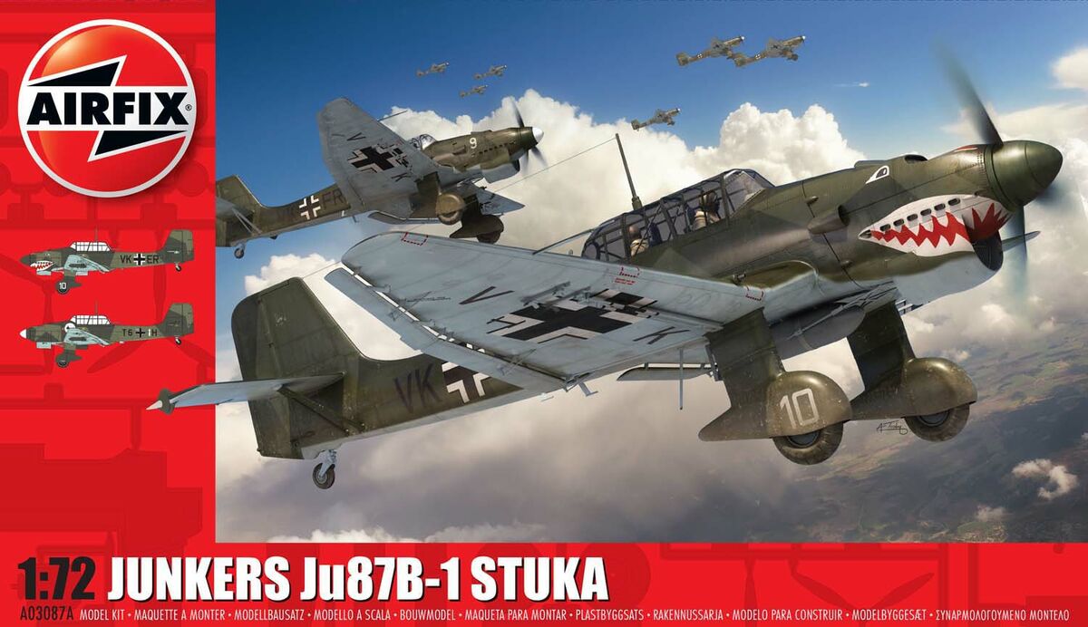 Airfix A03087A 1:72 Junkers Ju-87B-1 'Stuka'