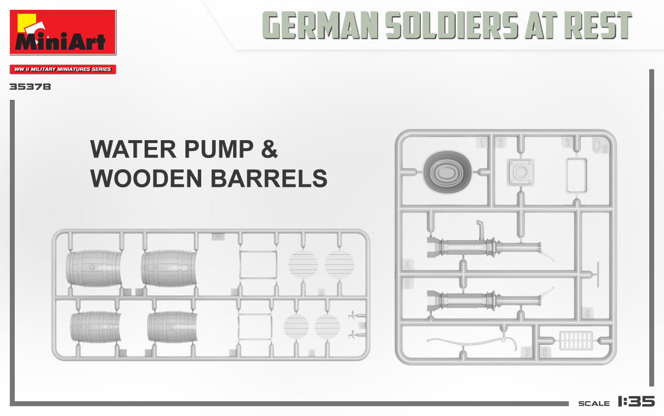 MiniArt 35378 1:35 German Soldiers At Rest Special Edition