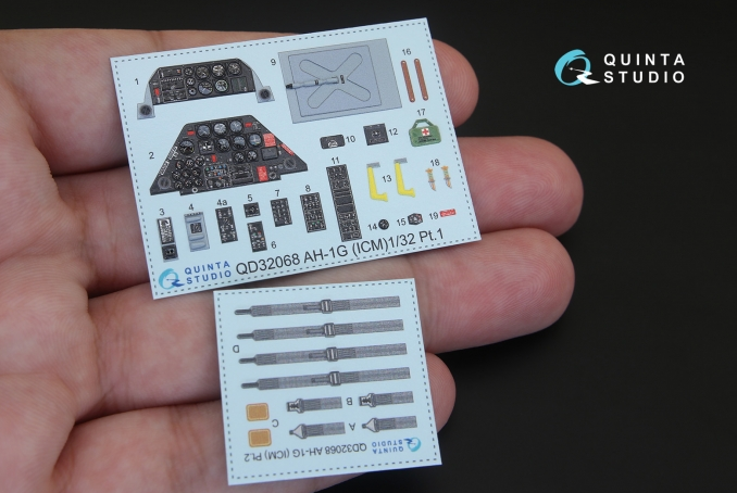 Quinta Studio QD32068 1:32 Bell AH-1G Cobra