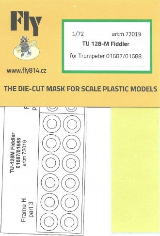 Artillery M72019 1:72 Tupolev TU-128M Fiddler wheel masks