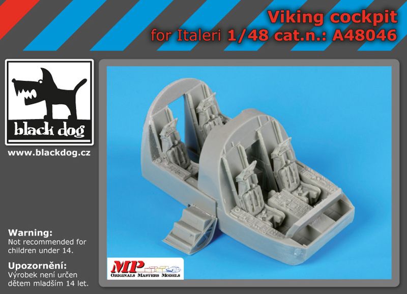 Blackdog A48046 1:48 Lockheed S-3A/B Viking Cockpit Set