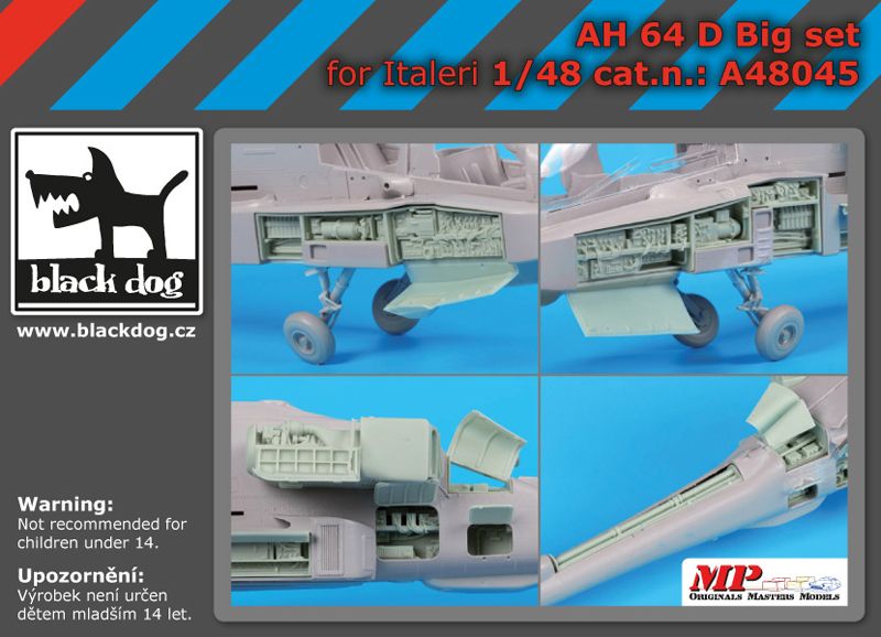 Blackdog A48045 1:48 Boeing/Hughes AH-64D Big Set