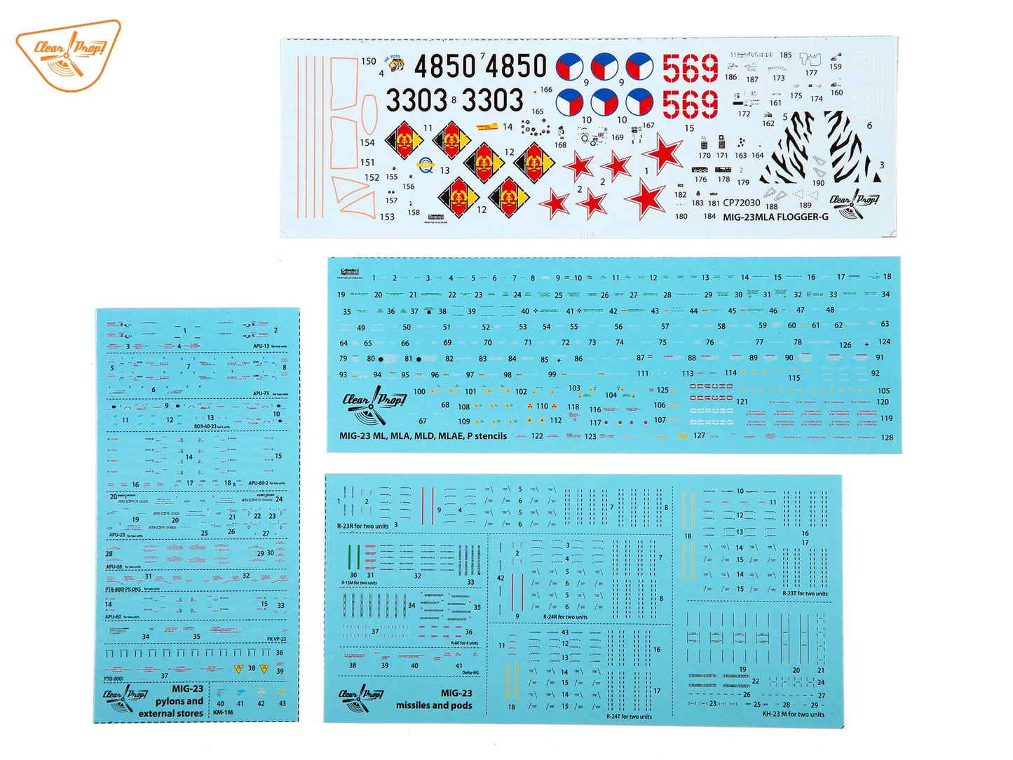 Clear Prop Models 72030 1:72 Mikoyan MiG-23MLA Flogger-G Expert