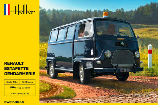 Heller 80742 1:24 Renault Estafette Vitree