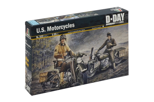 Italeri 322 1:35 WWII U.S. Motorcycles