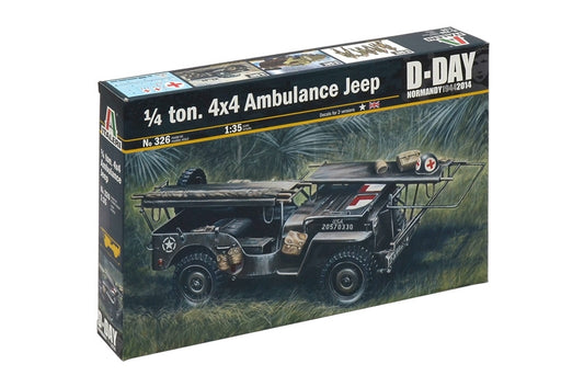 Italeri 326 1:35 Willys Jeep 1/4 ton 4x4 Ambulance