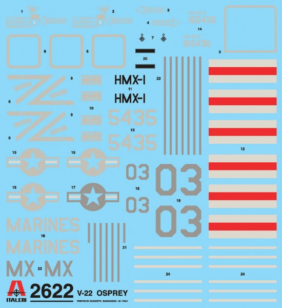 Italeri 2622 1:48 Bell-Boeing V-22 Osprey