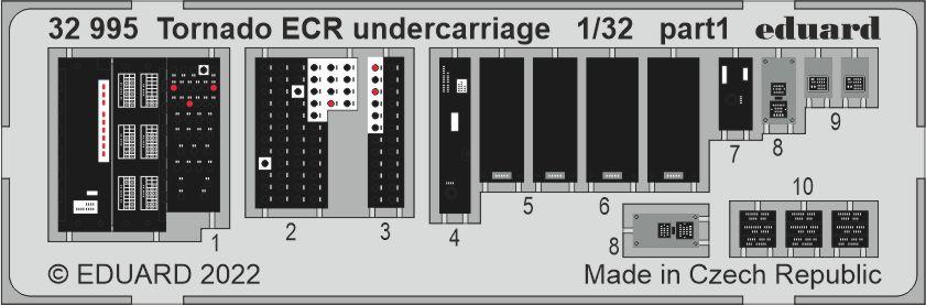 Eduard 32995 1:32 Panavia Tornado ECR Undercarriage